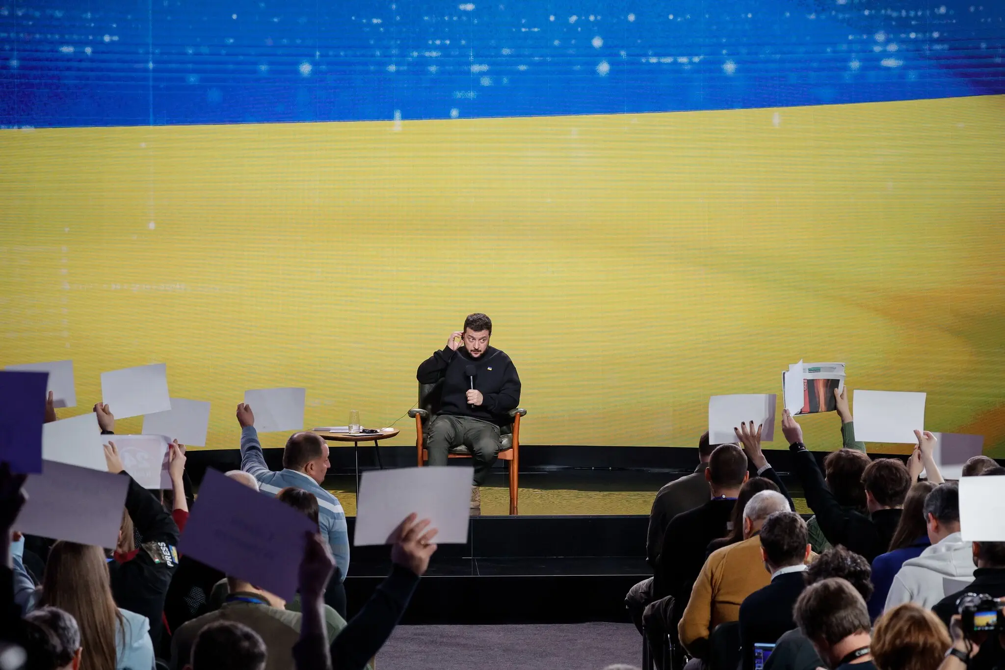 Зеленський після важкого року на полі бою наполягає на перемозі України